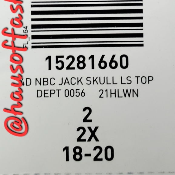 TORRID The Nightmare Before Christmas Jack Skellington Skull Top! NWT! - Picture 6 of 7